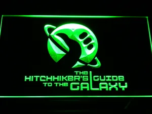 The Hitchhiker's Guide To The Galaxy LED Neon Sign