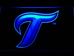 Toronto Blue Jays 2007-2011 T Logo LED Neon Sign - Legacy Edition