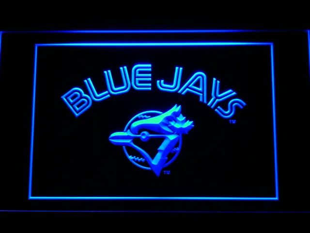 Toronto Blue Jays 2008-2010 Jersey Logo LED Neon Sign - Legacy Edition