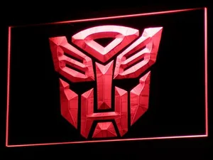 Transformers Autobots Icon LED Neon Sign