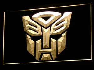 Transformers Autobots Icon LED Neon Sign