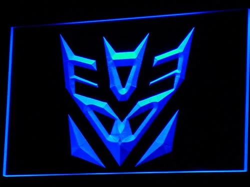 Transformers Decepticons Icon LED Neon Sign