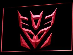 Transformers Decepticons Icon LED Neon Sign