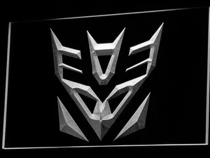 Transformers Decepticons Icon LED Neon Sign