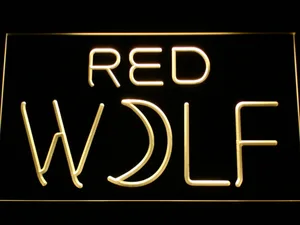 True Blood Red Wolf  LED Neon Sign