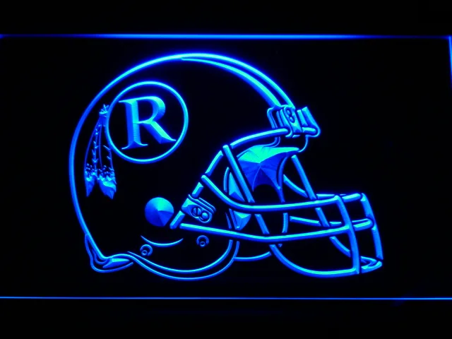 Washington Football Team 1970-1971 Helmet LED Neon Sign - Legacy Edition