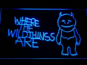 Where The Wild Things Are LED Neon Sign