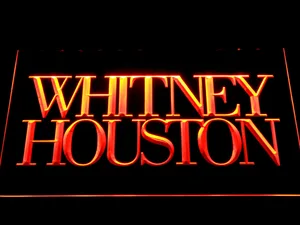 Whitney Houston LED Neon Sign
