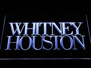 Whitney Houston LED Neon Sign