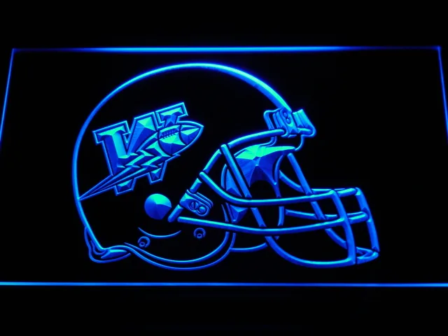 Winnipeg Blue Bombers Helmet LED Neon Sign - Legacy Edition