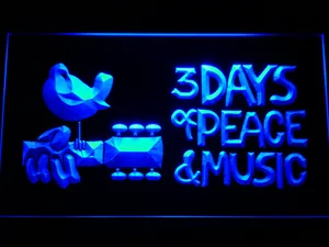 Woodstock Festival 1969 LED Neon Sign