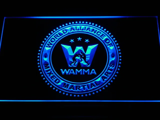 World Alliance of Mixed Martial Arts WAMMA LED Neon Sign