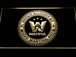 World Alliance of Mixed Martial Arts WAMMA LED Neon Sign