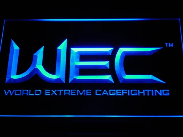 World Extreme Cagefighting LED Neon Sign