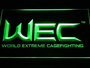 World Extreme Cagefighting LED Neon Sign
