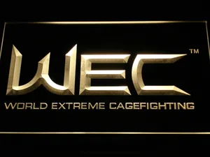 World Extreme Cagefighting LED Neon Sign