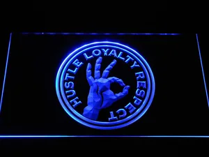 WWE John Cena Hustle, Loyalty, Respect LED Neon Sign