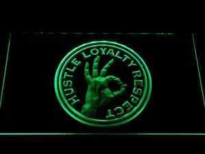 WWE John Cena Hustle, Loyalty, Respect LED Neon Sign