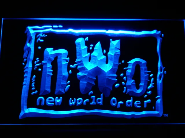 WWF New World Order LED Neon Sign