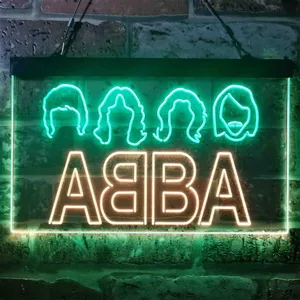 Abba Logo Neon-Like LED Sign