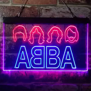 Abba Logo Neon-Like LED Sign