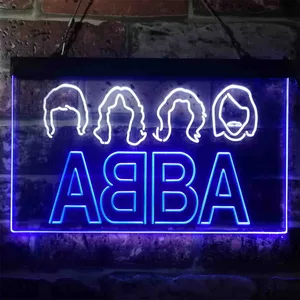 Abba Logo Neon-Like LED Sign