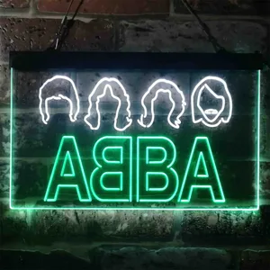 Abba Logo Neon-Like LED Sign