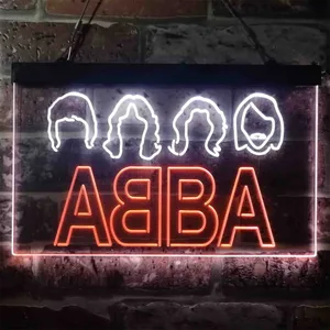 Abba Logo Neon-Like LED Sign