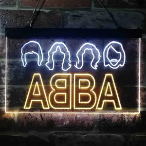 Abba Logo Neon-Like LED Sign