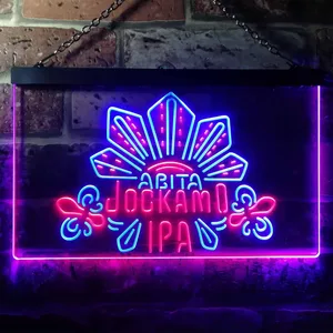 Abita Beer Jockamo IPA Neon-Like LED Sign- Dual Color