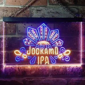 Abita Beer Jockamo IPA Neon-Like LED Sign- Dual Color