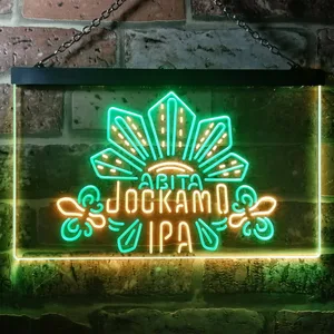 Abita Beer Jockamo IPA Neon-Like LED Sign- Dual Color