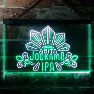 Abita Beer Jockamo IPA Neon-Like LED Sign- Dual Color