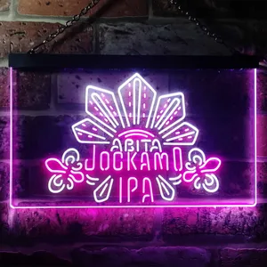 Abita Beer Jockamo IPA Neon-Like LED Sign- Dual Color