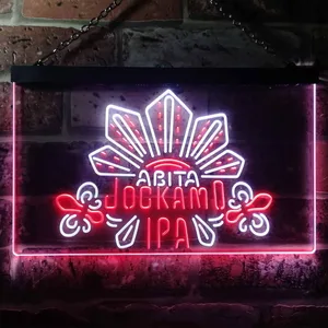 Abita Beer Jockamo IPA Neon-Like LED Sign- Dual Color
