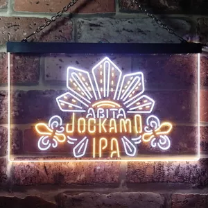 Abita Beer Jockamo IPA Neon-Like LED Sign- Dual Color
