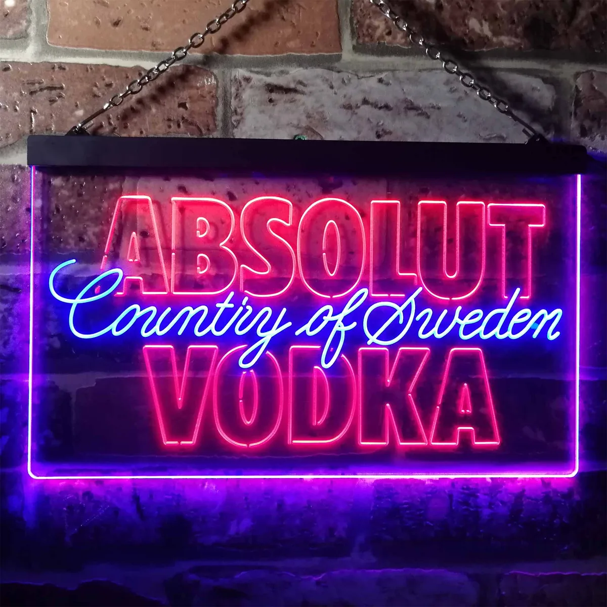 Absolut Vodka Country Of Sweden Neon-Like LED Sign