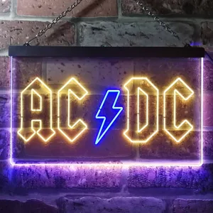AC/DC Logo 1 Neon-Like LED Sign