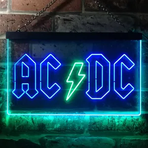 AC/DC Logo 1 Neon-Like LED Sign