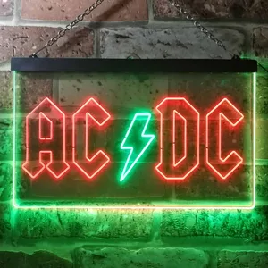 AC/DC Logo 1 Neon-Like LED Sign