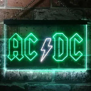 AC/DC Logo 1 Neon-Like LED Sign