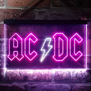 AC/DC Logo 1 Neon-Like LED Sign