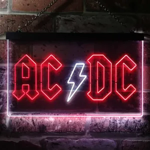 AC/DC Logo 1 Neon-Like LED Sign