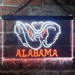 Alabama Crimson Tide Logo 1 Neon-Like LED Sign