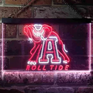 Alabama Crimson Tide Roll Tide Neon-Like LED Sign