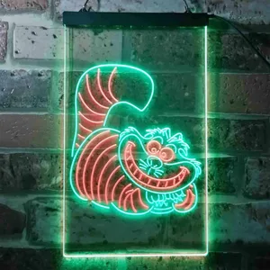 Alice in Wonderland Cheshire Cat Neon-Like LED Sign