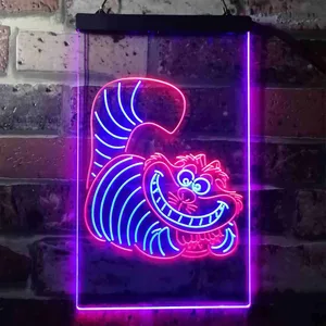 Alice in Wonderland Cheshire Cat Neon-Like LED Sign