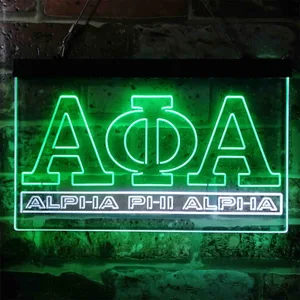 Alpha Phi Alpha Logo Neon-Like LED Sign