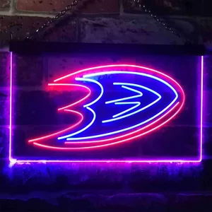 Anaheim Ducks Logo 1 Neon-Like LED Sign