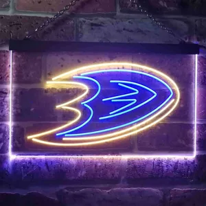 Anaheim Ducks Logo 1 Neon-Like LED Sign